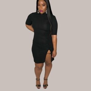 Girls like you- mandarin collar dress